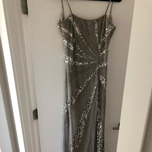 Super sexy floor-length gown.